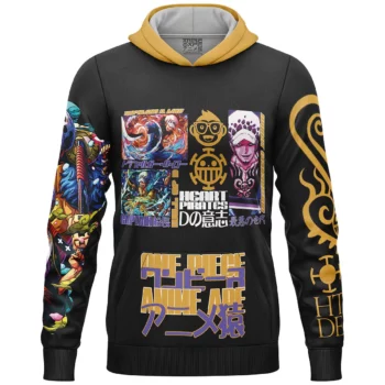 Trafalgar D. Law V4 One Piece Streetwear Lightweight Hoodie