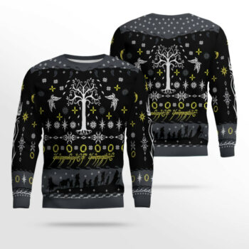 Tree Of Gondor Ugly Christmas Sweater
