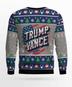 Trump Make America Great Again 2024 Christmas Ugly Christmas Sweater