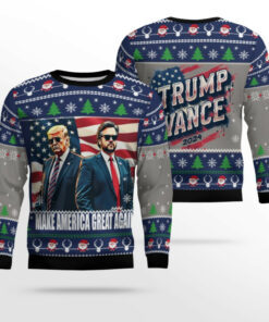 Trump Make America Great Again 2024 Christmas Ugly Christmas Sweater