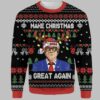 Trump Make Christmas Great Again Ugly Christmas Sweater