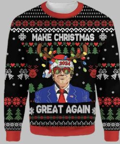 Trump Make Christmas Great Again Ugly Christmas Sweater