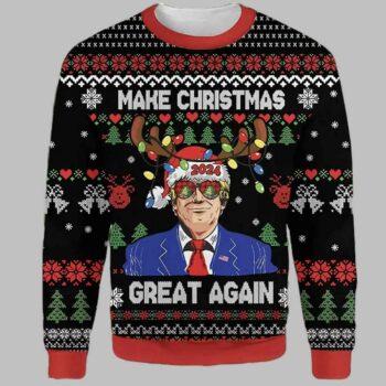 Trump Make Christmas Great Again Ugly Christmas Sweater