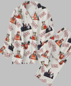 Trump McDonald Christmas Pajama Set