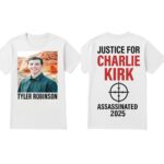 Tyler Robinson Justice For Charlie Kirk T Shirt