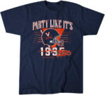 UVA Football Party Like It's 2025 T-Shirt-Navy