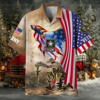 Unique Proudly Served US Veteran Hawaii Shirt