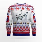 Us Army Paratroopers With The 82Nd Airborne Division Parachute Red Ugly Christmas Sweater