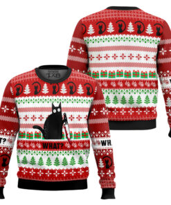 What Black Cat Ugly Christmas Sweater