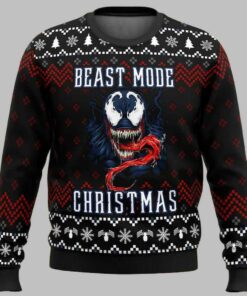 Venom Beast Mode Christmas Ugly Christmas Sweater