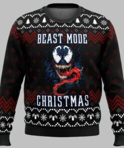 Venom Beast Mode Christmas Ugly Christmas Sweater