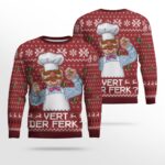 Vert Der Ferk The Muppet Show Ugly Christmas Sweater