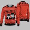 Wanted Sticky Bandits Home Alone Xmas Ugly Christmas Sweater