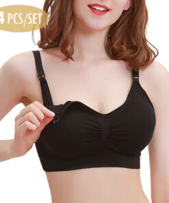 Ruched Maternity Nursing Bra (4-Pack) NEW