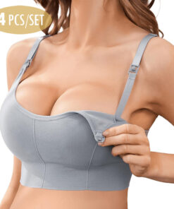 Removable Strap Maternity Nursing Bra (4-Pack) NEW