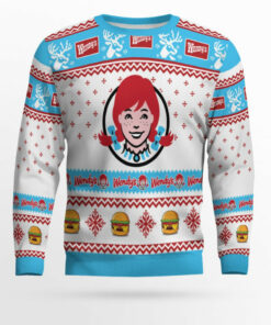 Wendy's Old Fashioned Hamburgers Ugly Sweater