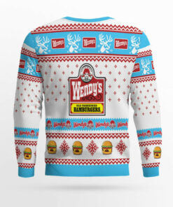 Wendy's Old Fashioned Hamburgers Ugly Sweater