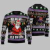Whiskey Santa Claus Ugly Christmas Sweater