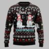 Wine Snowmies Ugly Christmas Sweater