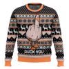 Duck You Funny Christmas Ugly Sweater 3 Duck You Funny Christmas Ugly Sweater