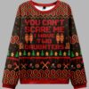 You Can't Scare Me I Have Two Daughters Ugly Christmas Sweater