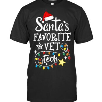 Merry Christmas Veterinary Techs Santas Favorite Vet Tech Sweatshirt Vet T Shirt