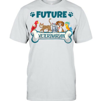 Future Veterinarian For Boys Girls And Toddlers Vet T Shirt