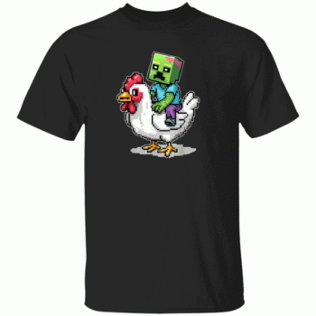 Jockey Pixel Riding Chicken Tee