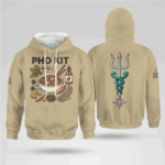 Seattle Mariners 2025 Pho Kit Trident Serpent T-Shirt Sand