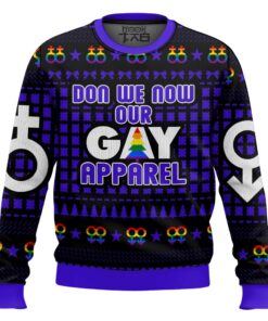 Don We Now Our Gay Apparel LGBT Ugly Christmas Sweater