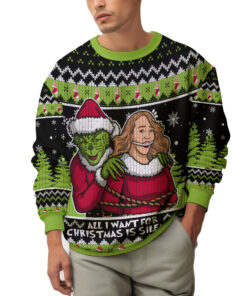 All I want is Silence! Grinch Ugly Sweater 4 All I want is Silence! Grinch Ugly Sweater