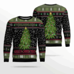 Weed Im Dreaming Of A Green Ugly Christmas Sweater