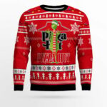 All I Want For Christmas Is Pizza Hut With Santa Grinch Ugly Christmas Sweater