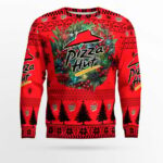 Christmas 2024 Pizza Hut Logo Ugly Christmas Sweater