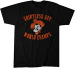 Oklahoma State Shirtless Guy World Champs T-Shirt