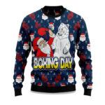 2025 Boxing Day Santa and Beer Ugly Christmas Sweater 1 2025 Boxing Day Santa and Beer Ugly Christmas Sweater