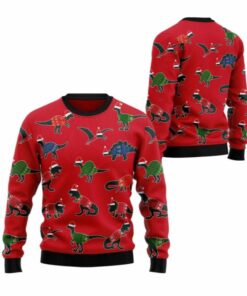2025 Christmas Amazing Dinosaur Ugly Christmas Sweater