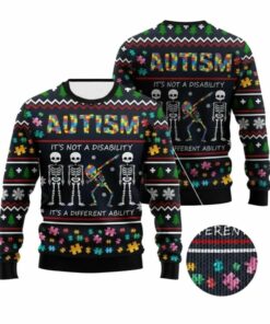 2025 Christmas Autism Ugly Christmas Sweater