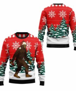 2025 Christmas Bigfoot Ugly Christmas Sweater