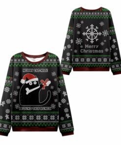 2025 Christmas Bone Thief Catmas Ugly Sweater