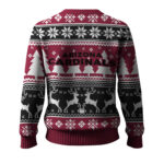 2025 Christmas Cardinals Reindeer Football Ugly Sweater