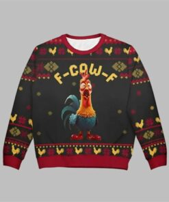 2025 Christmas Chicken F Caw F Ugly Sweater