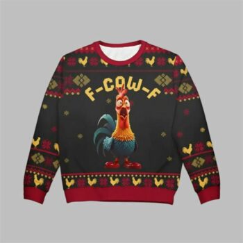 2025 Christmas Chicken F Caw F Ugly Sweater