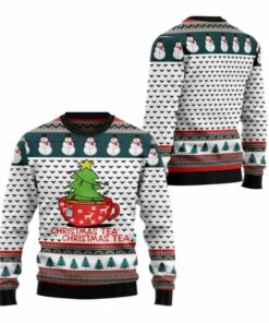 2025 Christmas Christmas Tea Christmas Tea Ugly Christmas Sweater