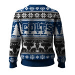 2025 Christmas Colts Reindeer Football Ugly Sweater