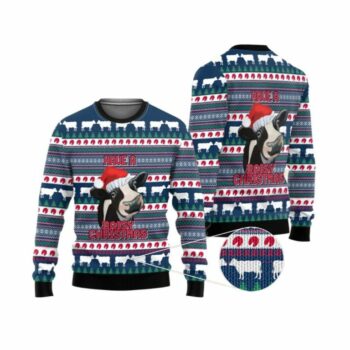 2025 Christmas Cow Have a Dairy Christmas Ugly Christmas Sweater