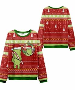 2025 Christmas Cucumber Ugly Christmas Sweater