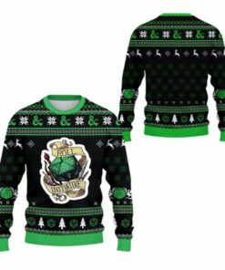 2025 Christmas DND Roll Initiative Ugly Sweater