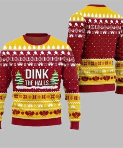 2025 Christmas Dink the Halls Ugly Christmas Sweater