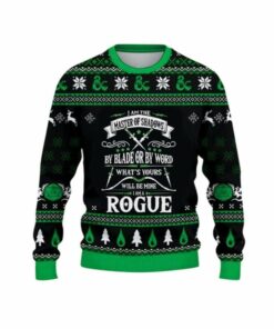 2025 Christmas DnD I Am The Master Of Shadows Ugly Christmas Sweater